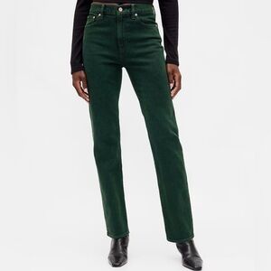 GAP High Rise Corduroy '90s Slim Straight Jeans